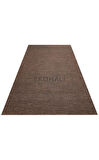 Soumak Koleksiyonu Örgülü Naturel Jut Halı SMK Plain Brown
