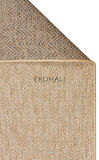 Ventura Koleksiyonu Örgülü Naturel Dekoratif Halı VNT 02 Natural White