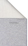 Ada Koleksiyonu Yumuşak Dokulu Kaymaz Tabanlı Dokuma Kilim ADA Plain Gri