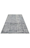 Kalahari Koleksiyonu Sade ve Şık Halı KLH Plain Anthracite