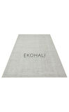 Kalahari Koleksiyonu Sade ve Şık Halı KLH Plain Silver