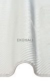Sateen Lüks Koleksiyonu Kolay Kullanımlı Hav Vermez Sık Dokuma Modern Halı STLUX02 Krem