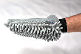 Spark 2316 Mikrofiber Büyük Boy Peluş Oto Kurulama Bezi ve 7050 Şönil Temizlik Eldiveni 2'li Set
