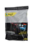 Spark 2316 Mikrofiber Peluş Oto Kurulama Bezi 60x90 cm. GRİ (12 ADET)