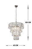 VENON AYDINLATMA BERT 4+1 Lİ KT KROM AVİZE