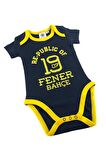 Fenerbahçe Lisanslı Unisex Bebek Kısa Kollu Body Zıbın