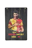 Galatasaray Orijinal Metin Oktay Fan Forma 4 Yıldızlı Özel Tasarım Ahşap Kutulu