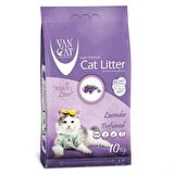 Vancat Lavanta Kokulu Bentonit Kedi Kumu İnce Taneli 10 kg