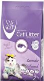 Vancat Lavanta Kokulu Bentonit Kedi Kumu İnce Taneli 5 kg