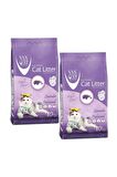 Vancat Lavanta Kokulu İnce Taneli Kedi Kumu 10 Kg 2 Adet