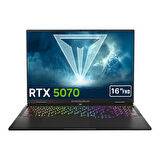 Casper Excalibur G915 i7-13620H 32GB 2TB + 2TB 8GB RTX5070 165HZ 16" W11P Gaming Laptop G915.1362-DN70R-C