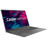 Casper Nirvana X600.1270-BX00R-G-F-M102 Intel Core i7-12700H 16GB RAM 2TB NVME SSD Windows 11 Pro + Nirvana 15.6" Sırt Çantası Gri Hediye