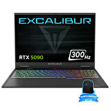 Casper Excalibur G920.1490-DF90X-E Intel Core i9-14900HX 32GB DDR5 RAM 1TB NVME SSD 24GB RTX5090 Freedos 300Hz Gaming Laptop