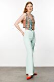 Ekol Bol Paça Normal Bel Mint Kadın Pantolon 24EKL01208