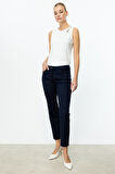 Ekol Kadın Köprülü Dar Paça Pantolon 2022 Lacivert