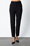 Ekol Kadın Yüksek Bel Boru Paça Pantolon 5091 Siyah