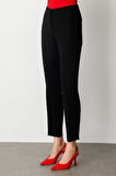 Ekol Kadın Dar Paça Krep Pantolon 1029 Siyah