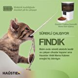 Haustier QQ003 Akıllı Kedi/köpek Otomatik Mama Kabı, App-Wifi ile Uzaktan Kontrol, Öğün Planlama,porsiyon Belirleme,6lt Hazne, Metal Kase, Beyaz