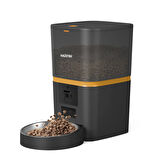 Haustier QQ009 Gece Görüş 1080P FHD kamera, Akıllı Kedi Mama Kabı, App ile Kontrol, 6Lt , Metal Kase