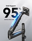 Huanuo HNSS8 13"-32" Amortisörlü 2-9 kg Profosyonel & Oyuncu Monitör Standı