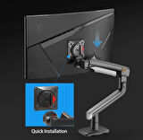 NB Ergonomic A5-Gaming , 2-18 Kg Uyumlu, 27inch-50inch Aralığında Büyük Ekranlar İçin Profesyonel Oyuncu Monitör Standı 