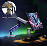 NB Ergonomic G70-Gaming , 32-60inch RGB Aydınlatmalı , Oyuncu Monitör Standı 
