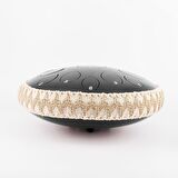 Jwin JTN-1415 14 Inç 15 Ses Ton Çelik Handpan Tongue Drum Davulu - Siyah