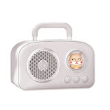 Jwin BR-220 Radyolu Bluetooth Hoparlör - Beyaz