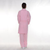 Formteks Temizlik Önlük  Pembe Beyaz Kareli