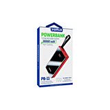 Sunix 30000 Mah 2.4A Dual USB Girişli Led Göstergeli Powerbank Siyah PB-11
