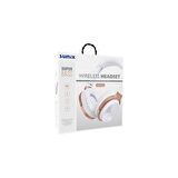 Sunix Bluetooth 5.0 Mikrofonlu Ayarlanabilir Kulaküstü Kulaklık Beyaz BLT-20