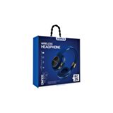 Sunix Wireless 5.0 Süper Bass Kulak Üstü Bluetooth Kulaklık Mavi BLT-26