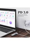 Shaza 8in1 USB Type-C Hub Port Adaptör HDMI USB Ethernet PD Girişli