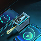 Shaza 20000 mAh Hızlı Şarj Powerbank Gri 