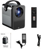 Shaza Hakomini PL3 200 Lümen Full HD Wi-Fi Android Taşınabilir Mini LED Projeksiyon Cihazı Outlet