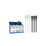 Sunix Sc45 / 46 / 47 3.4 Amper Hızlı Şarj Ve Data Kablosu Led Işıklı 2
