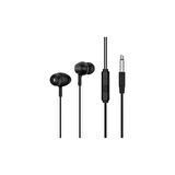 Sunix Stereo Mikrofonlu 3.5mm Kulak İçi Kablolu Kulaklık Siyah SX-16