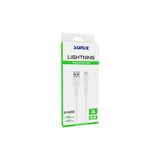 Sunix 3A Lightning Hızlı Şarj ve Data Kablosu Beyaz SC-91