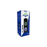 Sunix 1200W Mikrofonlu Ledli Bluetooth Hoparlör BTS-61