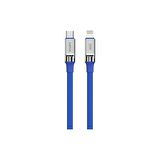 Sunix 20W  USB-C Lightning Şarj ve Data Kablosu Mavi SC-67