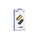 Sunix 12.000 mAh 22.5W Hızlı Şarj Özellikli Kendinden Kablolu Powerbank Siyah PB-10