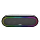 Tribit XSound Mega 30W 20 Saat Oynatma Süresi IPX7 Su Geçirmez RGB Taşınabilir TWS Bluetooth Hoparlör Siyah
