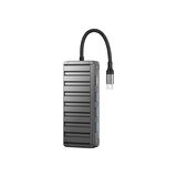 Sunix 100W 7in1 Usb-C  Hub Adaptör HB-12