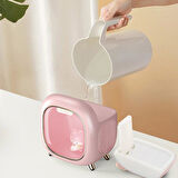 Hakopro 500 mL Gece Lambası Özellikli Hava Nemlendirici Aromatik Difüzör Pembe HP-1003