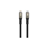 Sunix 30W Usb-C Lightning  Örgülü Secret Data ve Şarj Kablosu SC-123