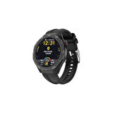 Sunix Amoled Ekran 48mm Metal ve Silikon Kordonlu Akıllı Saat Siyah WT6 Pro