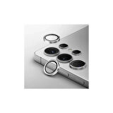 Sunix Samsung S25 İle Uyumlu Darbeye Dayanıklı Safir Kamera Lens Koruyucu Gümüş