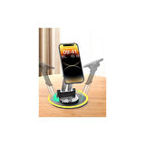 Sunix 360° Dönebilen Katlanabilir Mıkantıslı Telefon ve Tablet Standı Stand-19