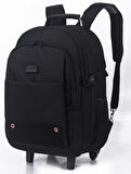 Classone Tekerlekli Trolley Trol-VIP100 17,3 , 15,6,14 Tekerlekli Laptop Sırt Çantası