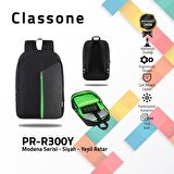 Classone Modena PR-R300Y 15.6"Reflektörlü Laptop Notebook Sırt Çantası